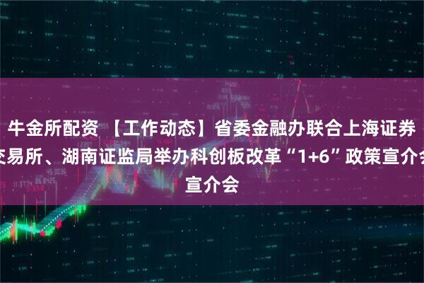 牛金所配资 【工作动态】省委金融办联合上海证券交易所、湖南证监局举办科创板改革“1+6”政策宣介会