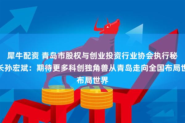 犀牛配资 青岛市股权与创业投资行业协会执行秘书长孙宏斌：期待更多科创独角兽从青岛走向全国布局世界